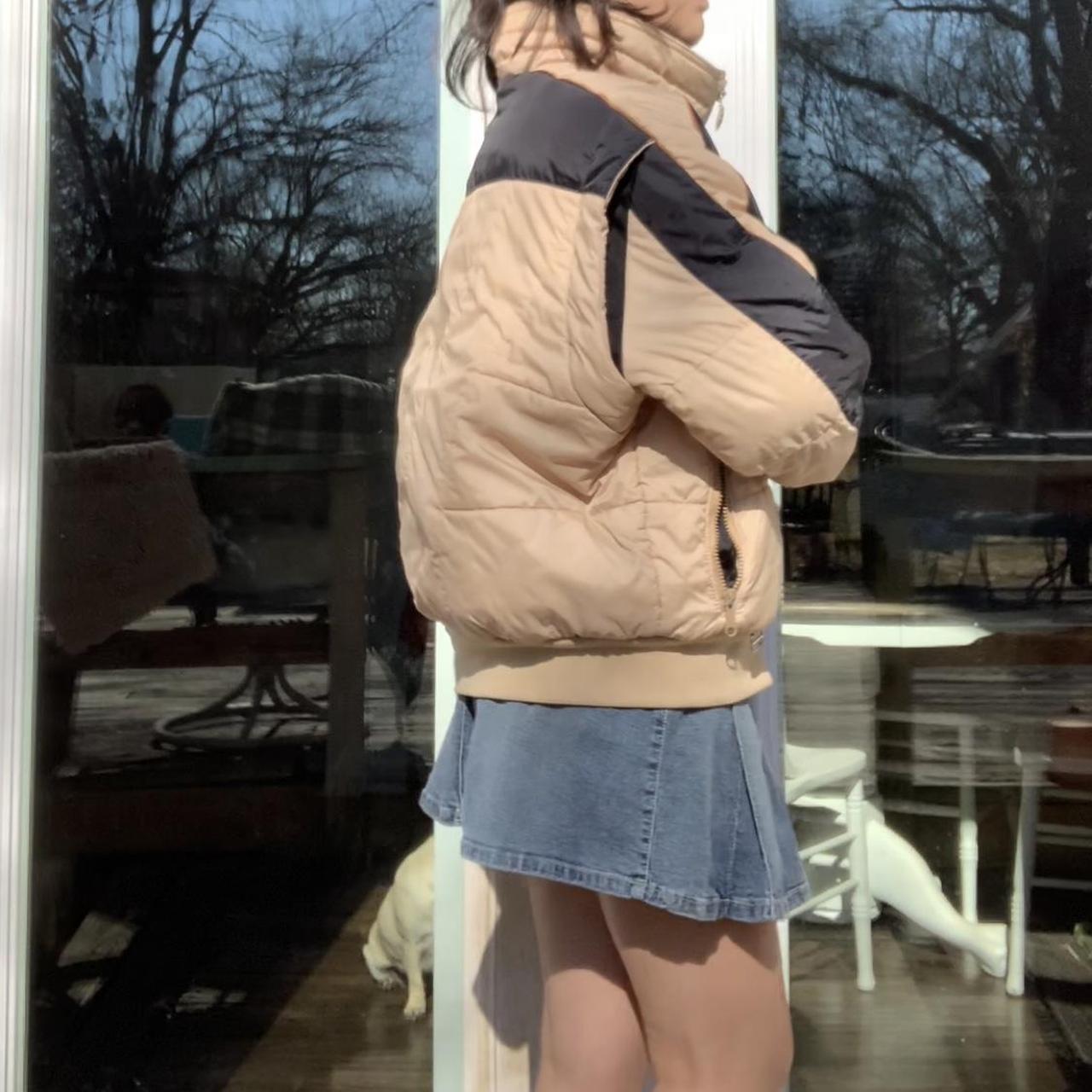 White Stag Women's Tan and Navy Jacket (2)