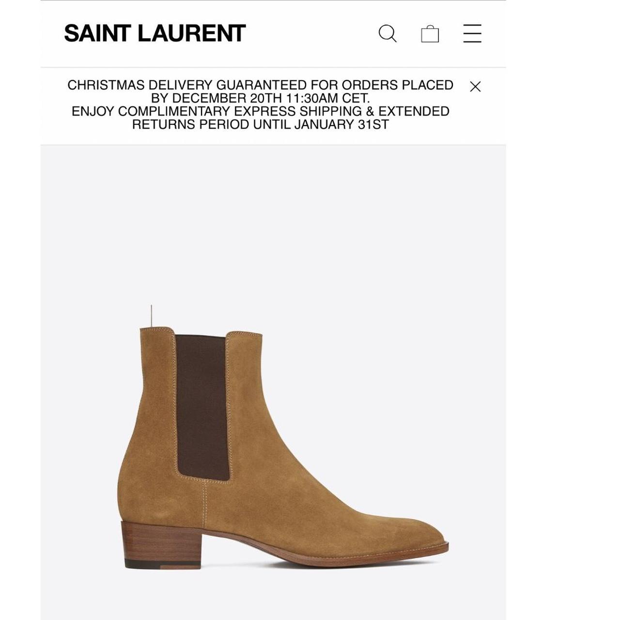wyatt chelsea boots in smooth leather
