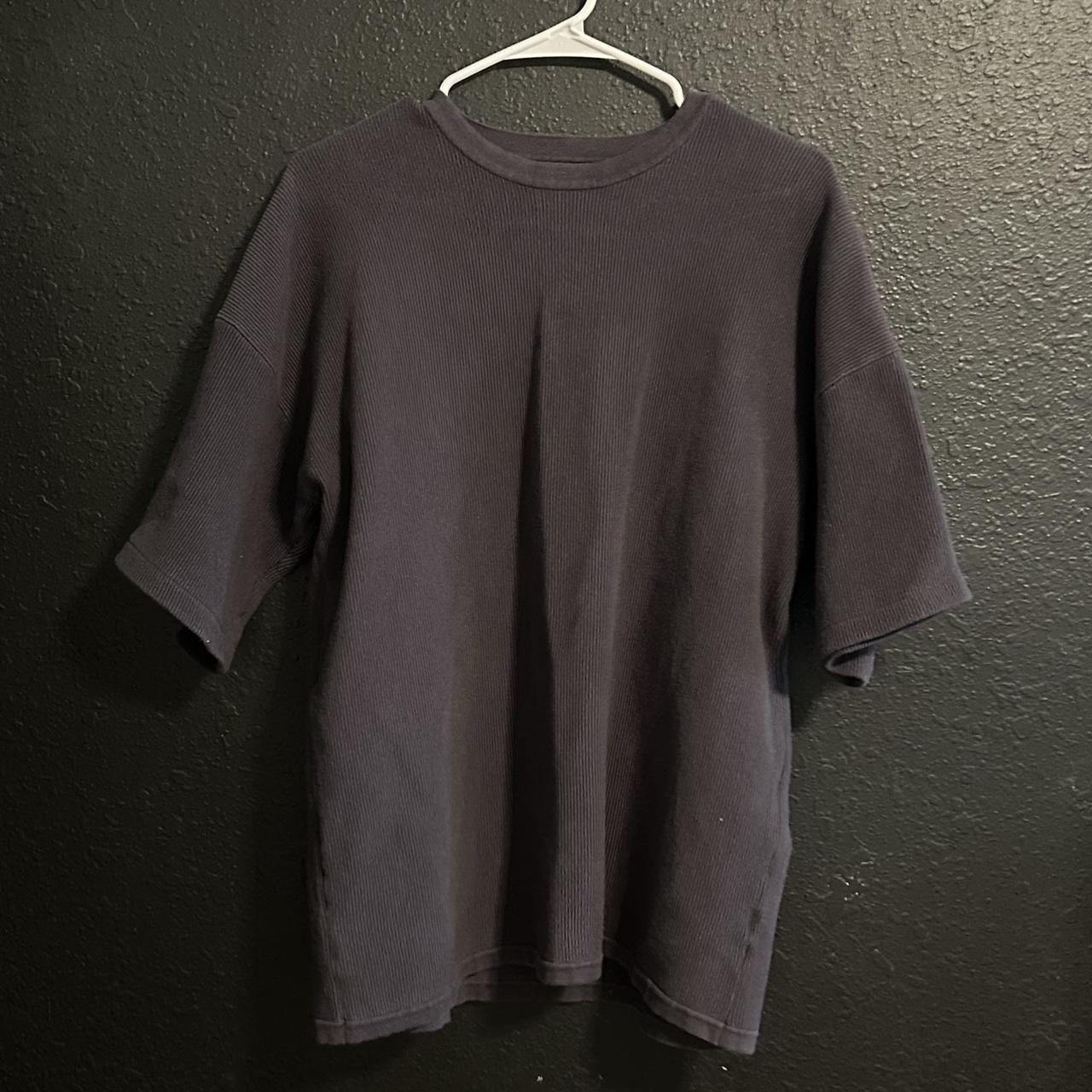 Zara Heavyweight Corduroy T-shirt Body Fit Size... - Depop