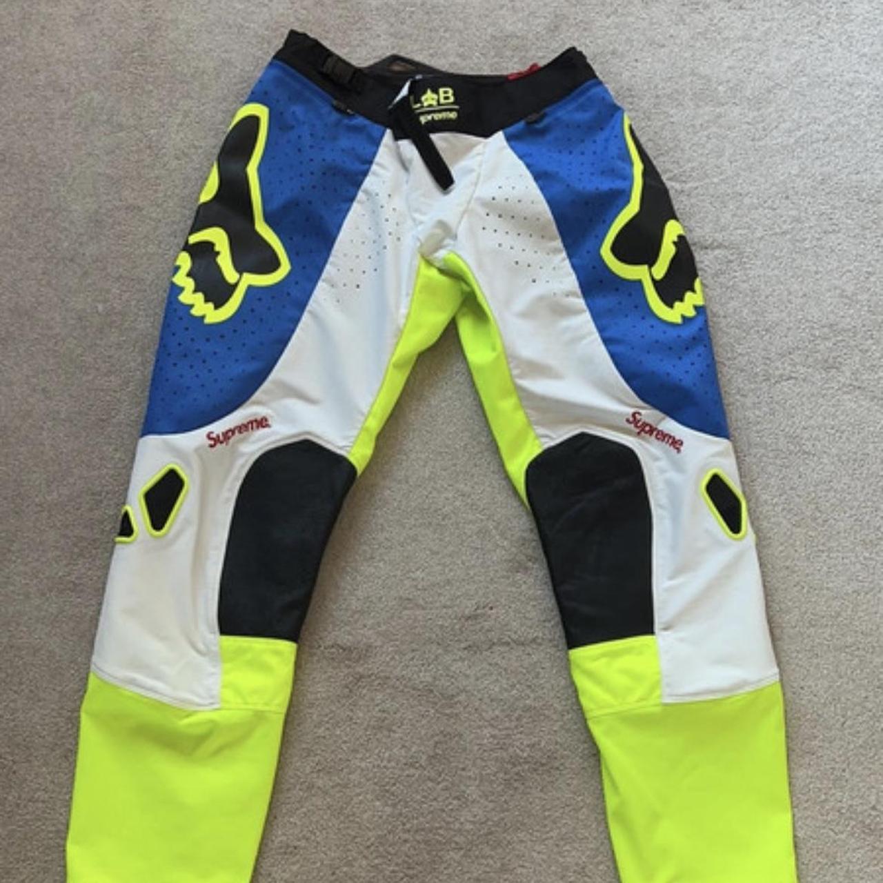 RARE Supreme X White Fox Racing Moto Pants In | Depop RARE Supreme X White Fox Racing Moto Pants In | Depop