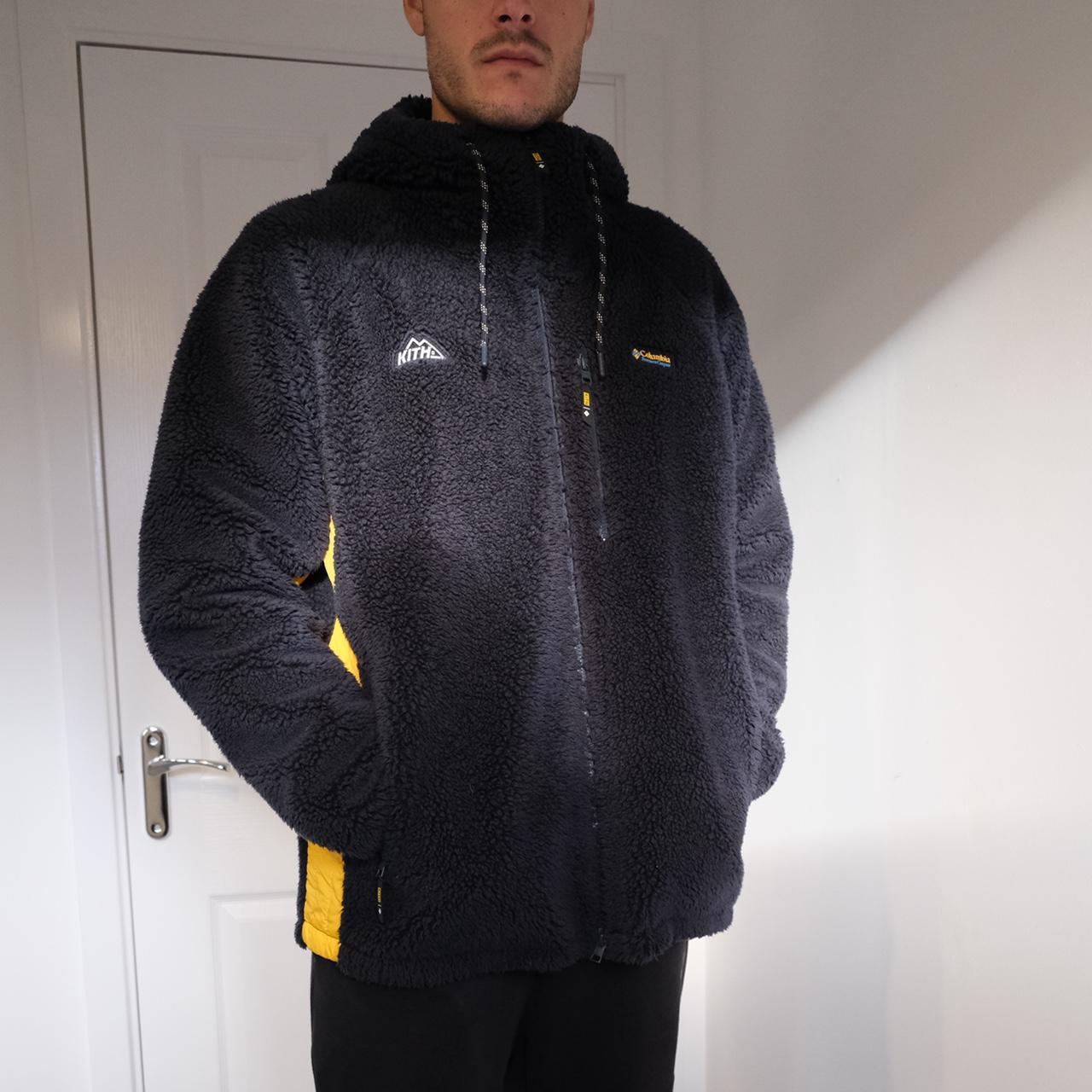 Kith x Columbia High Pile Full Zip Jacket Abyss, | Depop