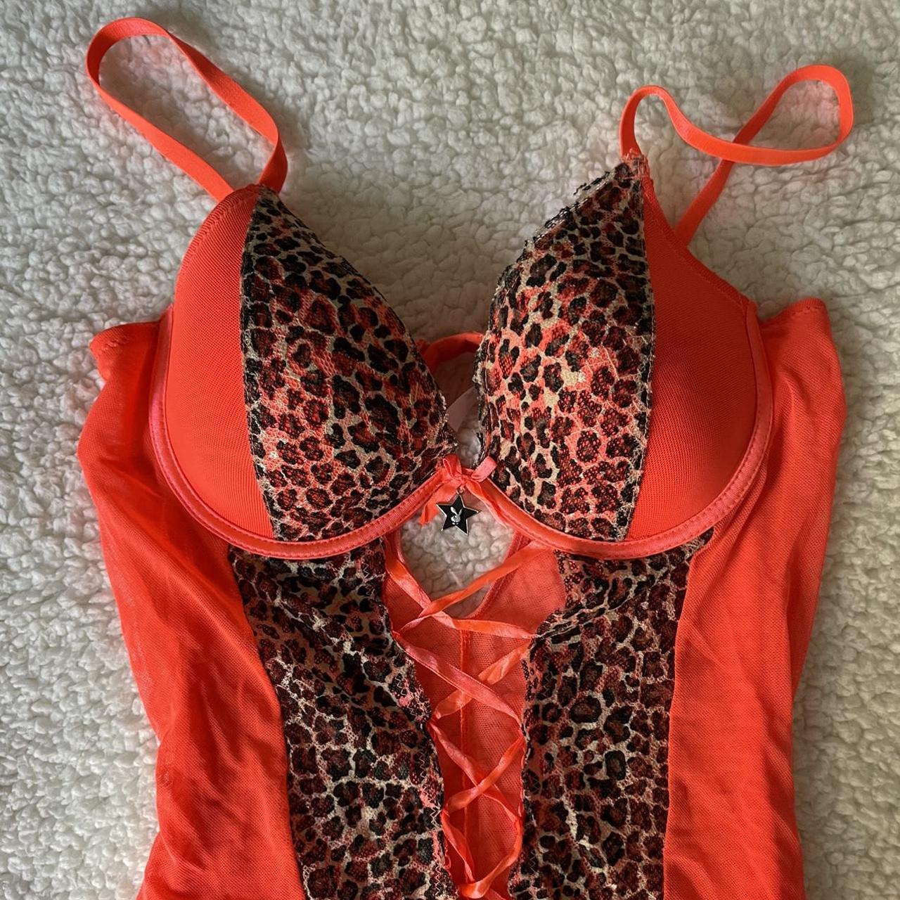 Playboy Women’s Orange Underwear | Depop