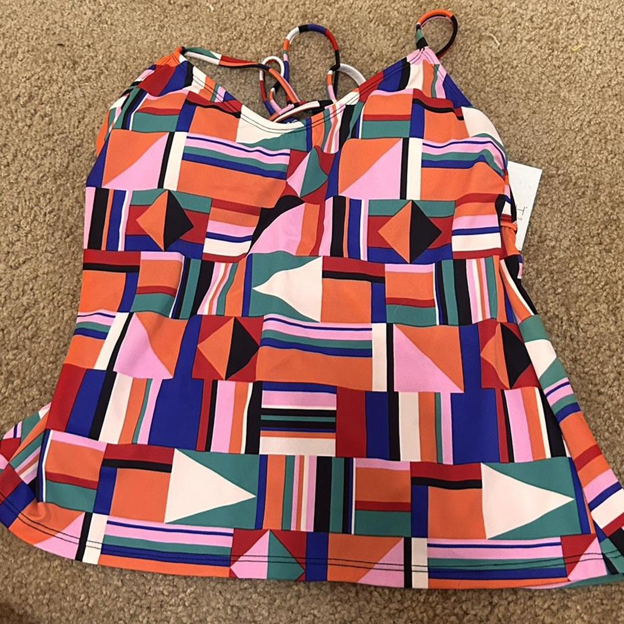 brand new swim top built in bra Depop