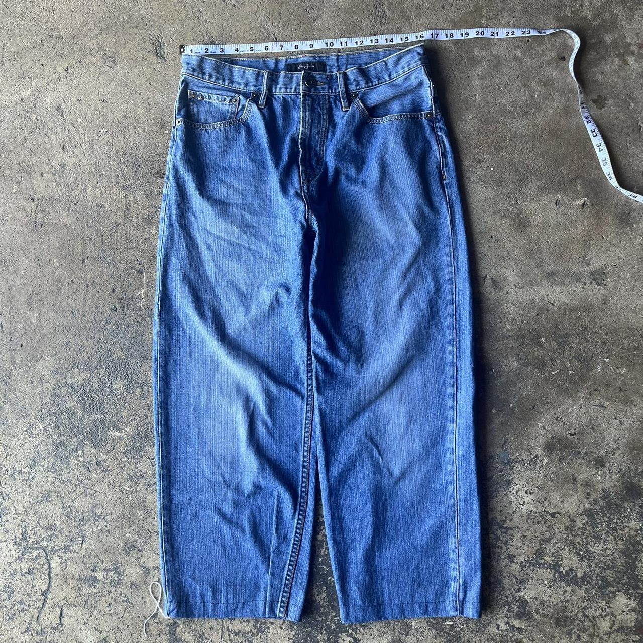 vintage sean john baggy jeans in rlly good... - Depop