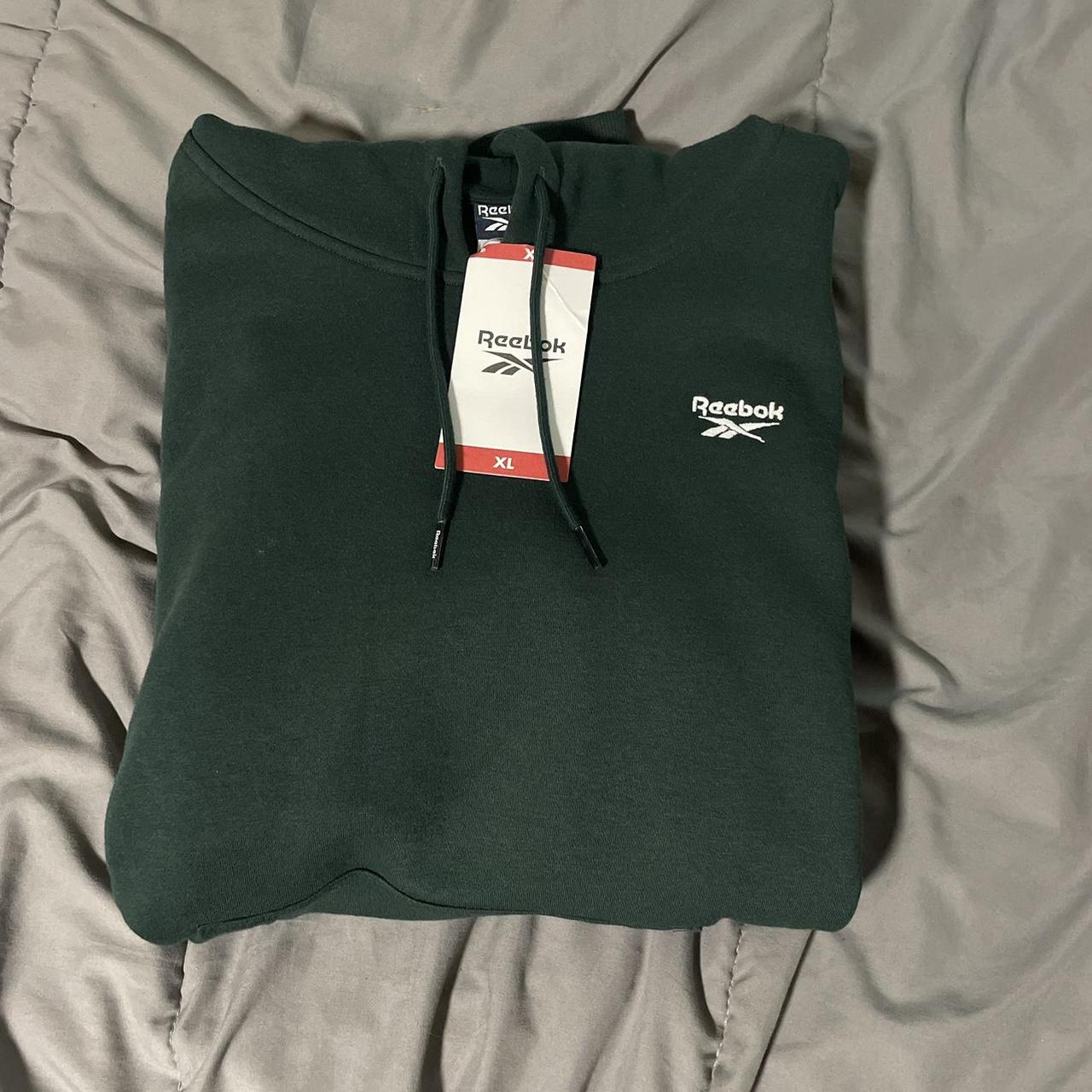 Reebok Men's Hoodie - Green - XL