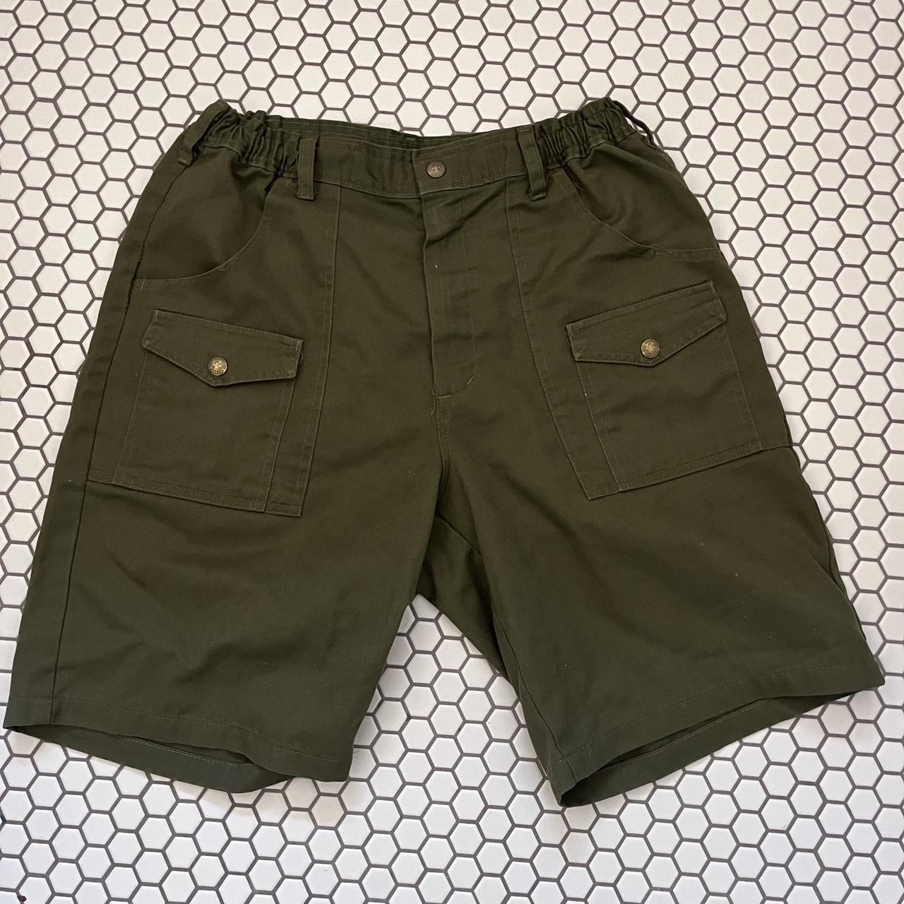 Size 32 olive green Boy Scout shorts. These are... - Depop