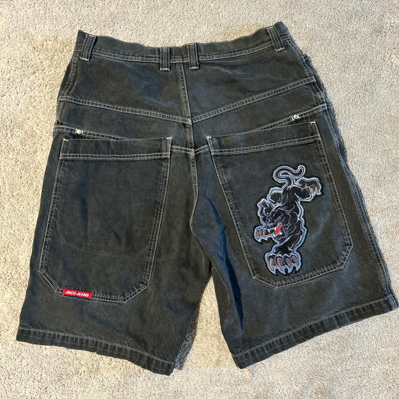 panther jnco shorts. perfect condition and sick as... - Depop