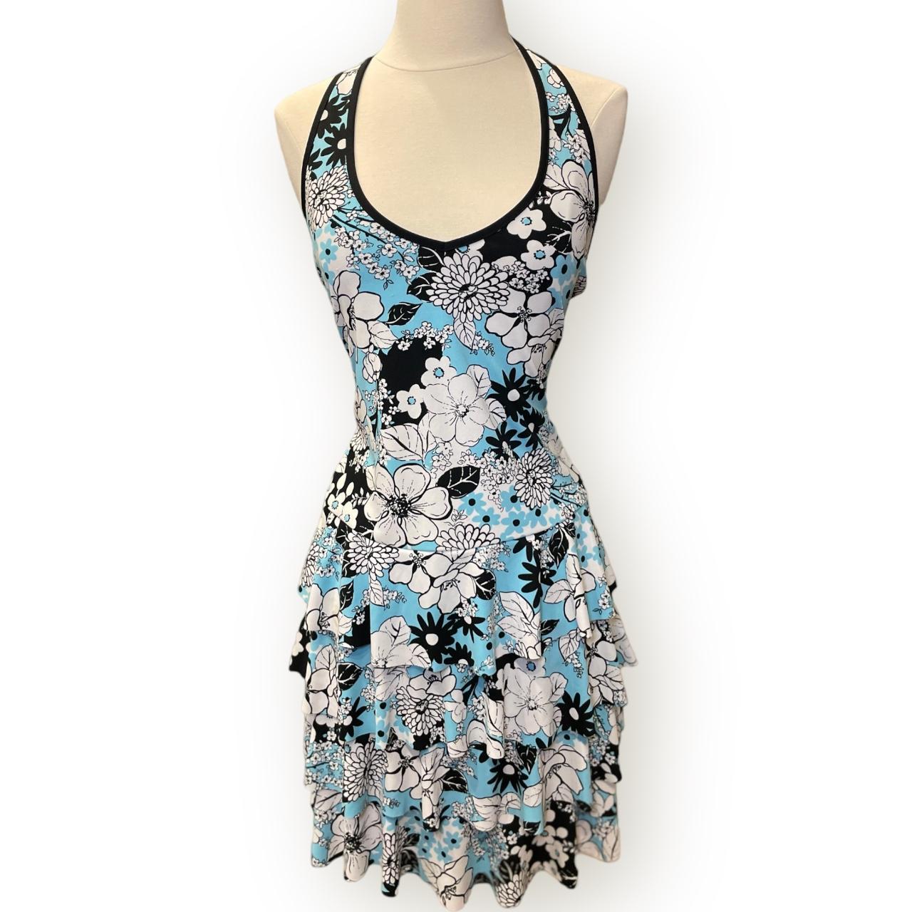 Women's Blue And Black Dress 