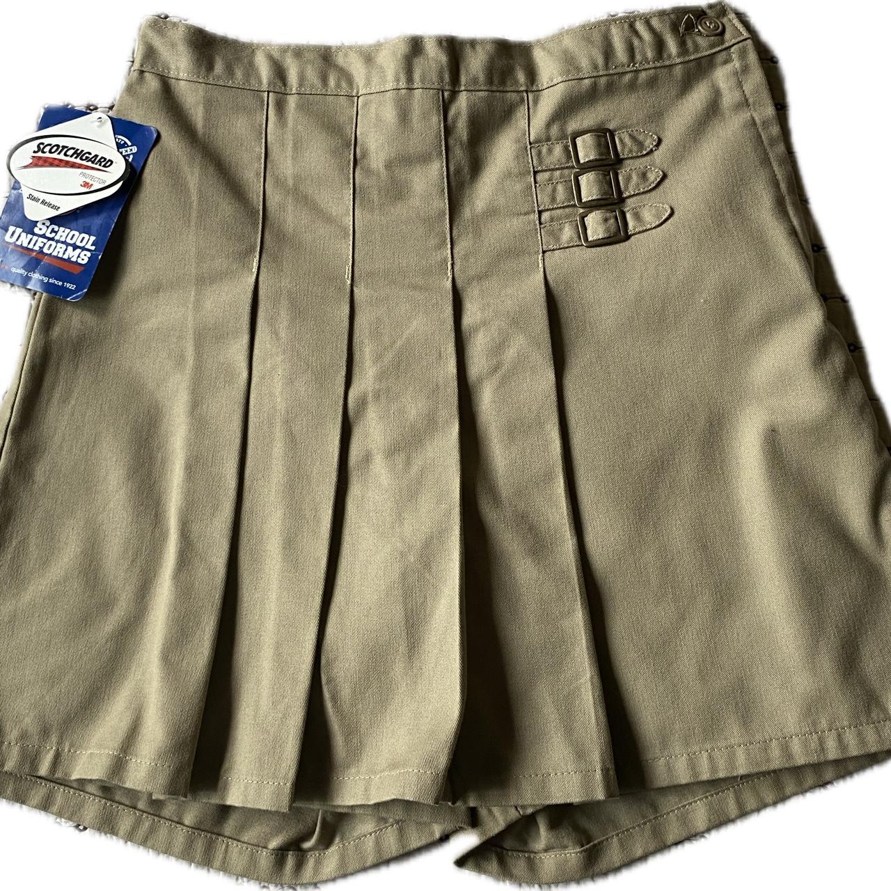 khaki skirt womens youth
