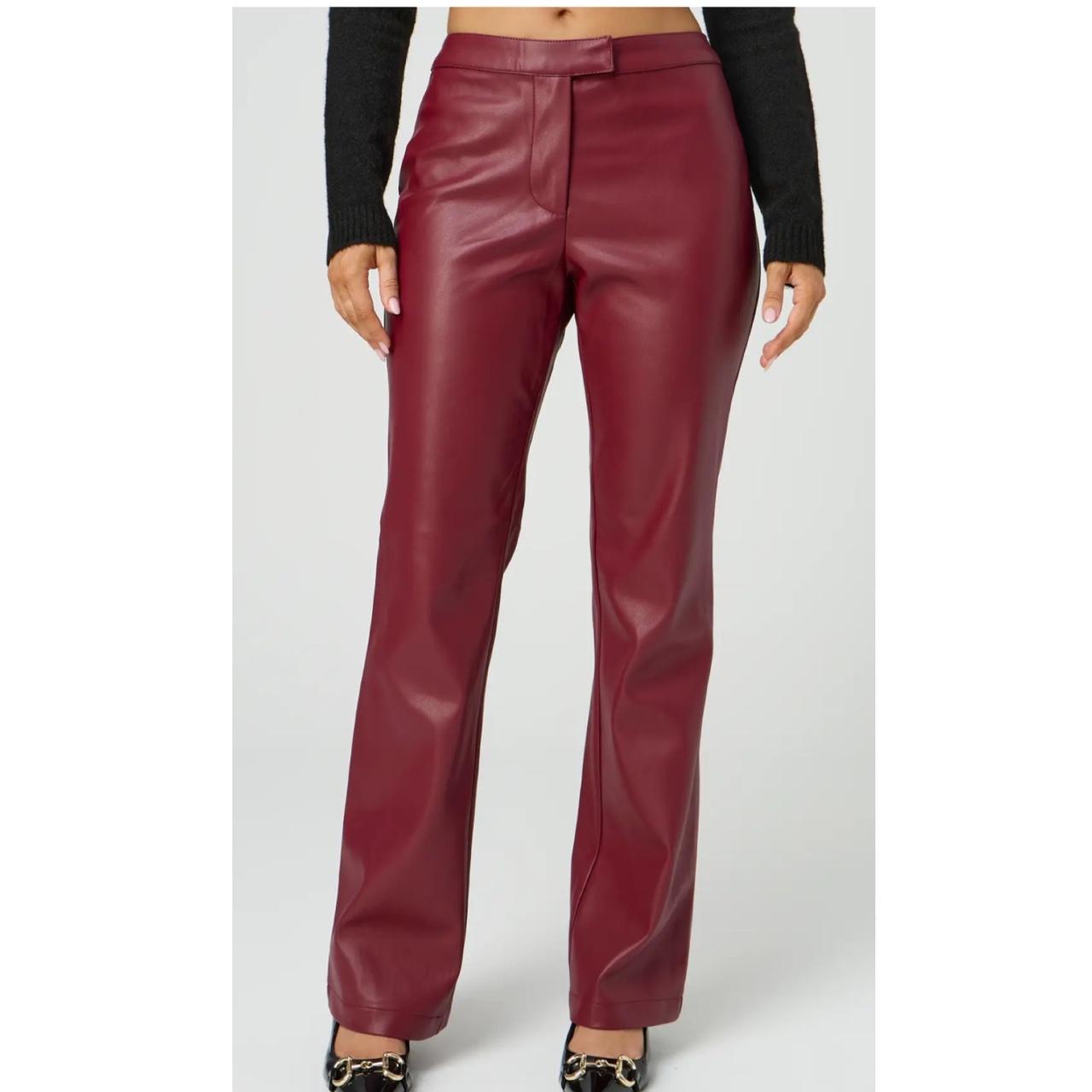 Glassons Faux Leather pants Straight leg Tab