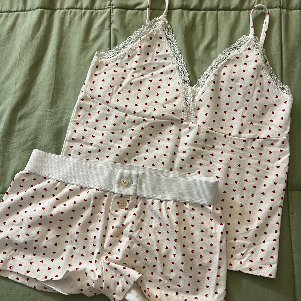 NWT brandy heart pj set!!! Depop