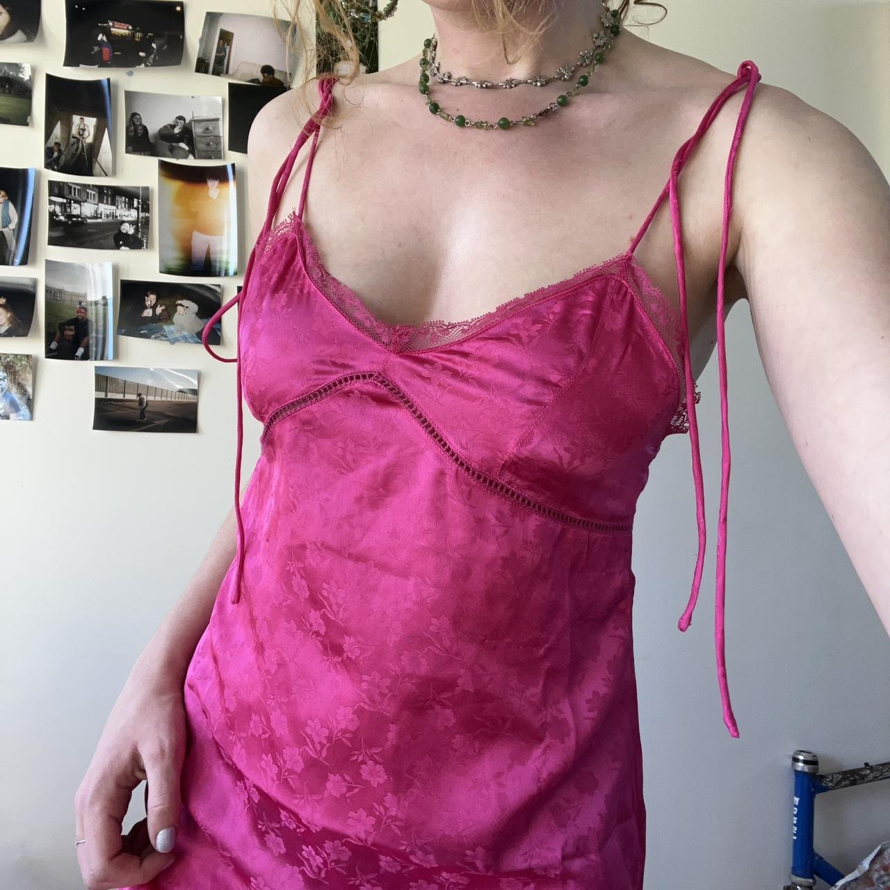 Urban Outfitters Women's Pink Dress Depop