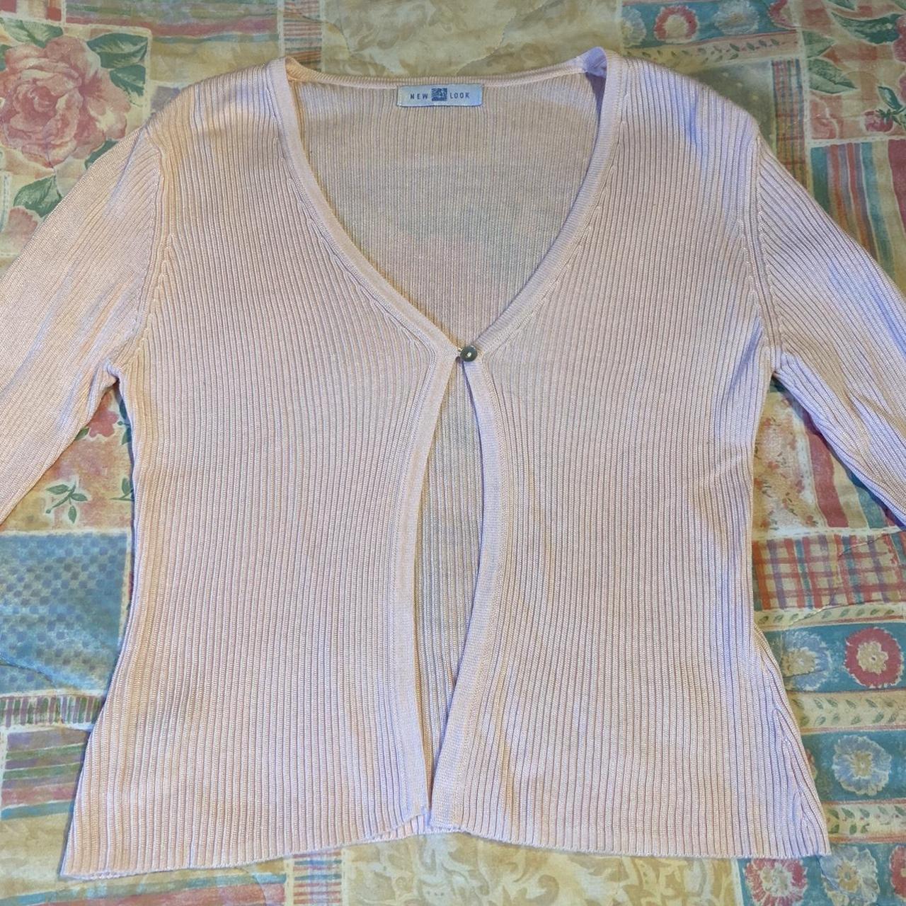 New Look Women's Pink Cardigan Depop