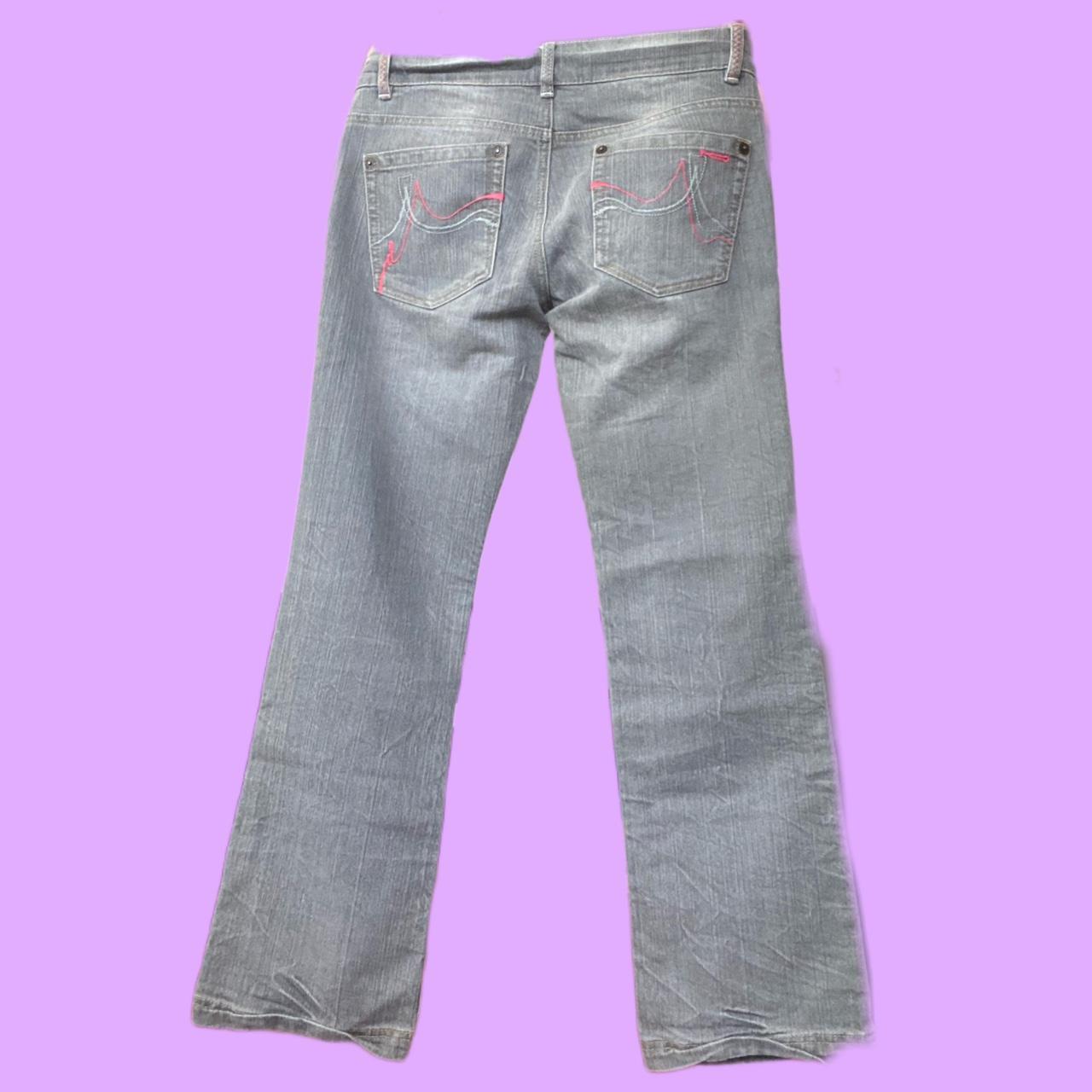 DKNY vintage jeans with pink detail these are so... Depop