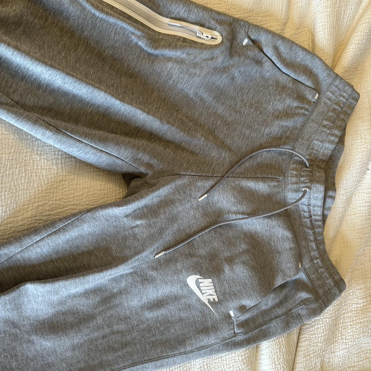 grey nike tech fleece sweatpants. not my style... - Depop