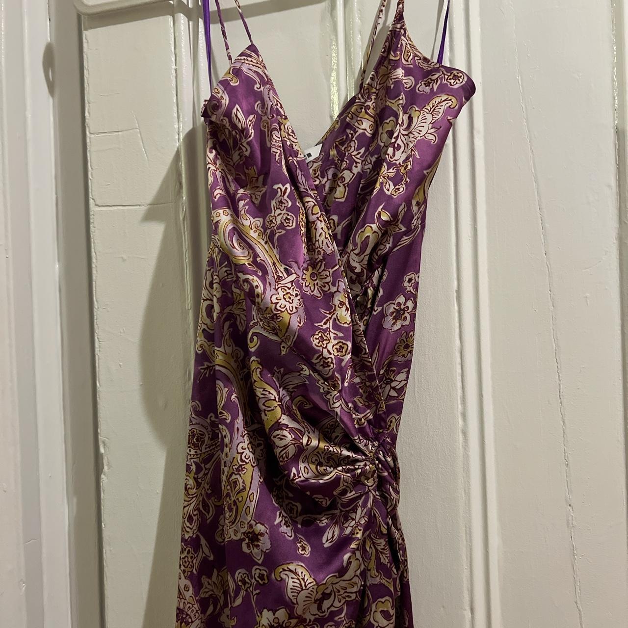 Zara paisley print wrap dress. NWT, never worn. | Depop