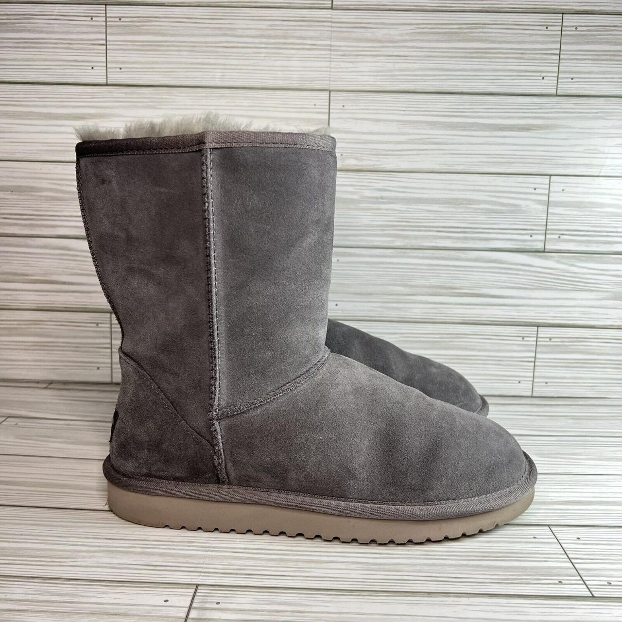 Koolaburra UGG Women's Koola Short Rabbit Gray Boots... - Depop