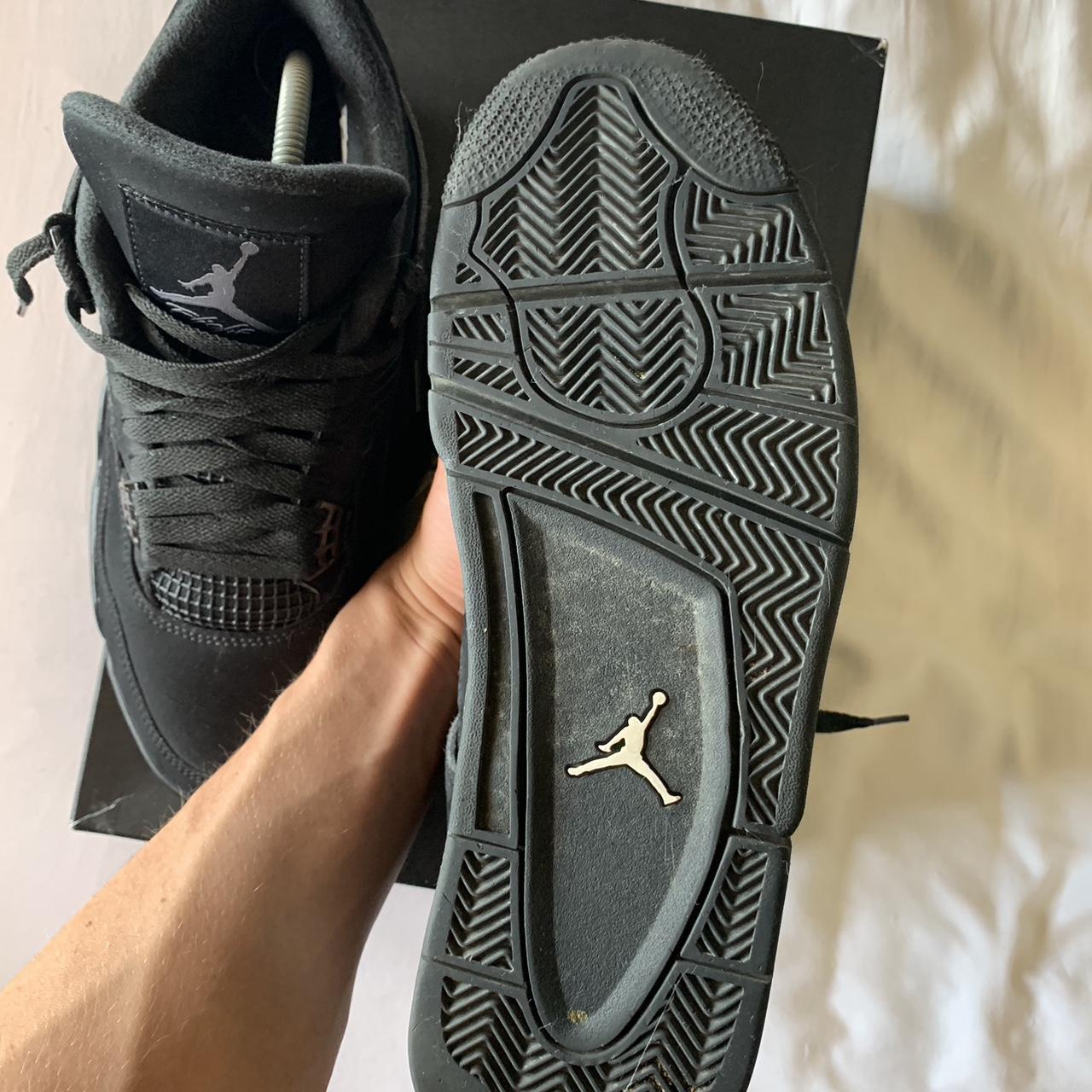 Jordan 4 black cats 🐈‍⬛ UK 8.5 fits a 9 easily... - Depop