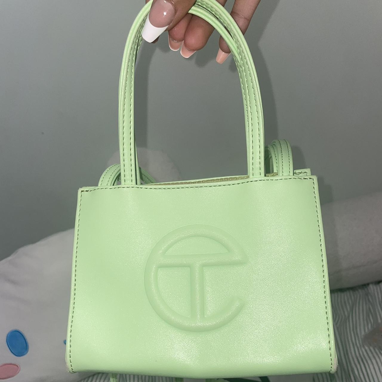 Authentic Double Mint Small Telfar Bag such a... Depop
