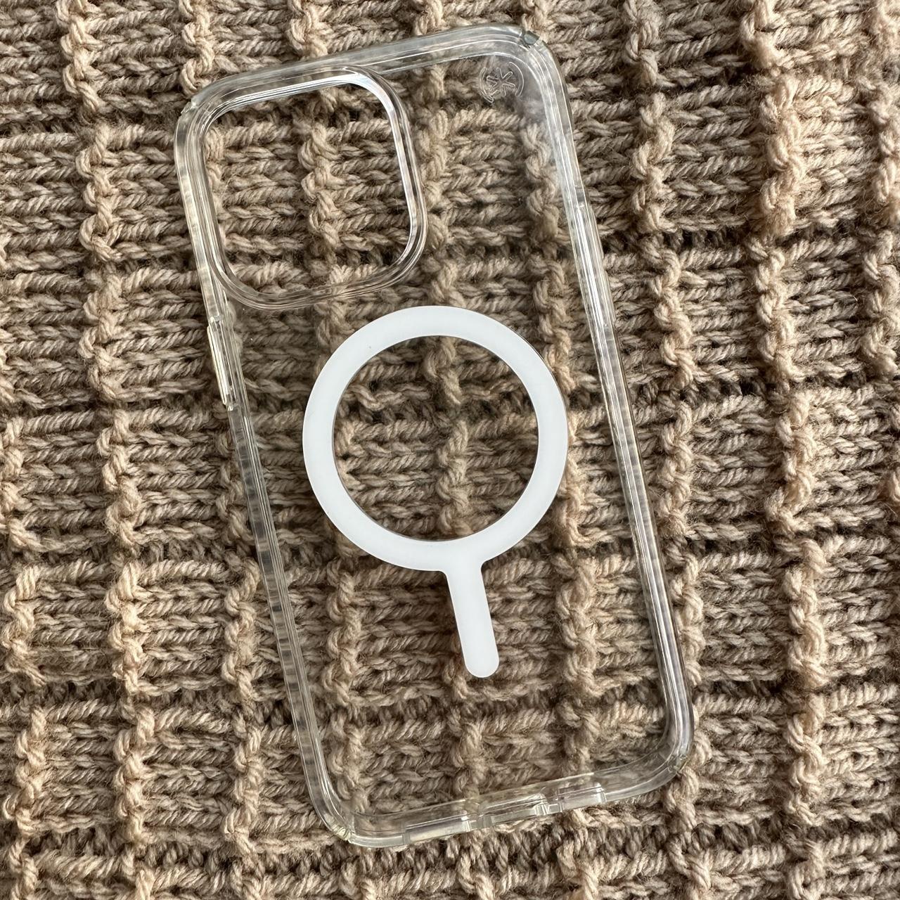 Speck clear MagSafe compatible case for iPhone 14... - Depop