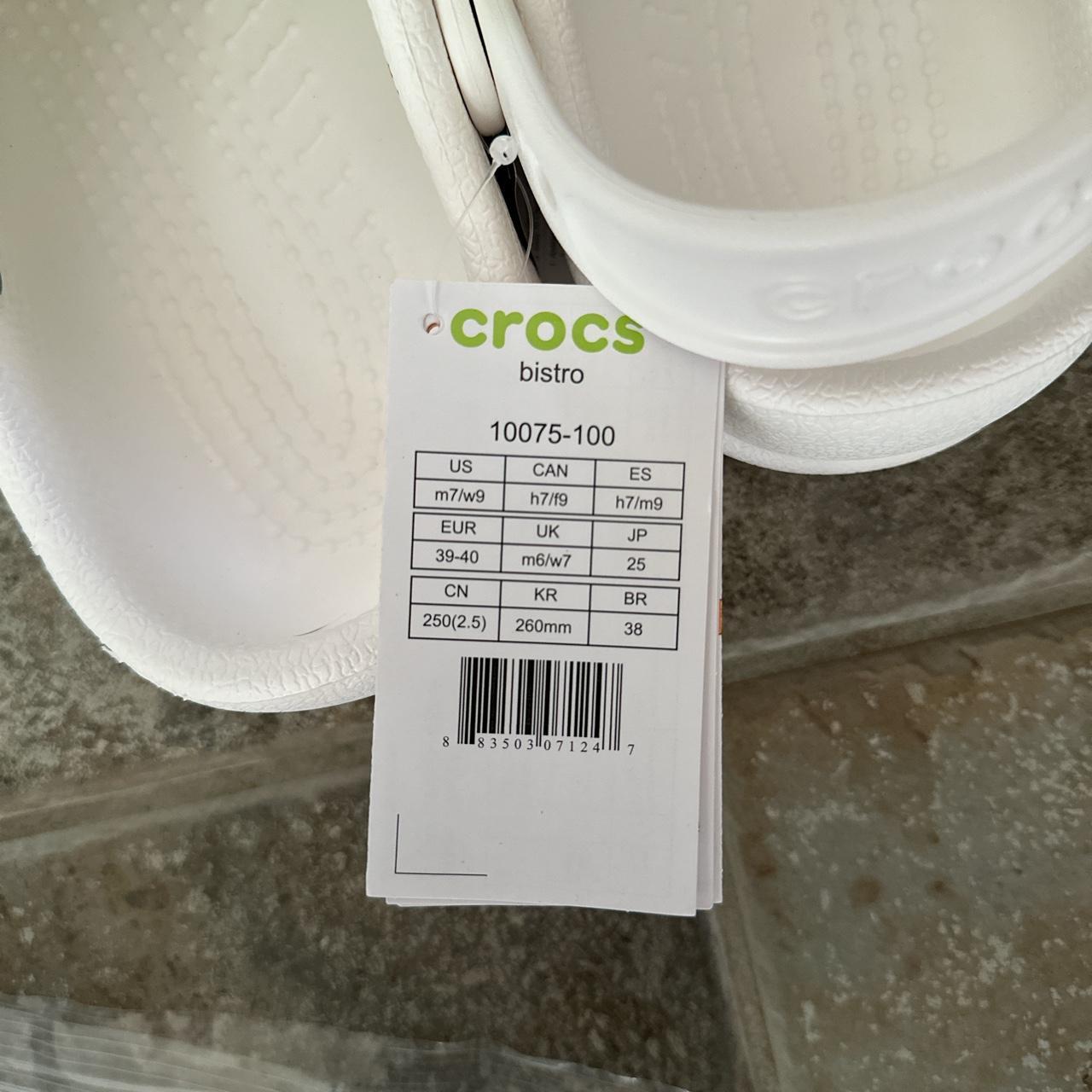 BRAND NEW White Bistro Work Clog Crocs! Purchased in... Depop