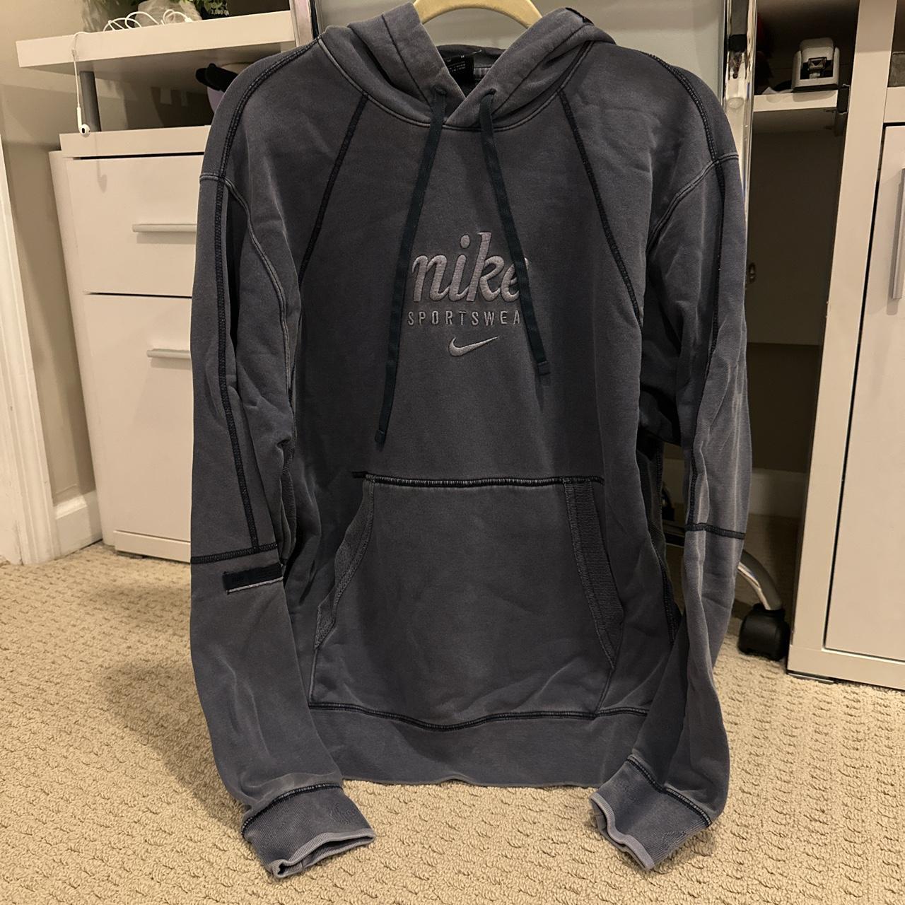 Depop Hoodie Pastel Nike Pastel Dusty Blue Vintage Nike Sports Depop