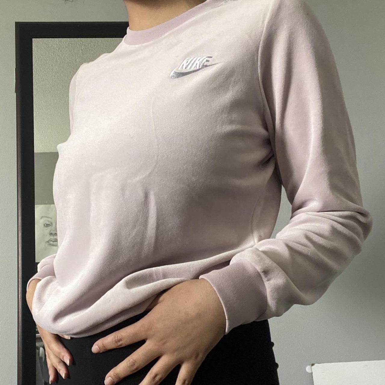 nike pink crewneck sweatshirt