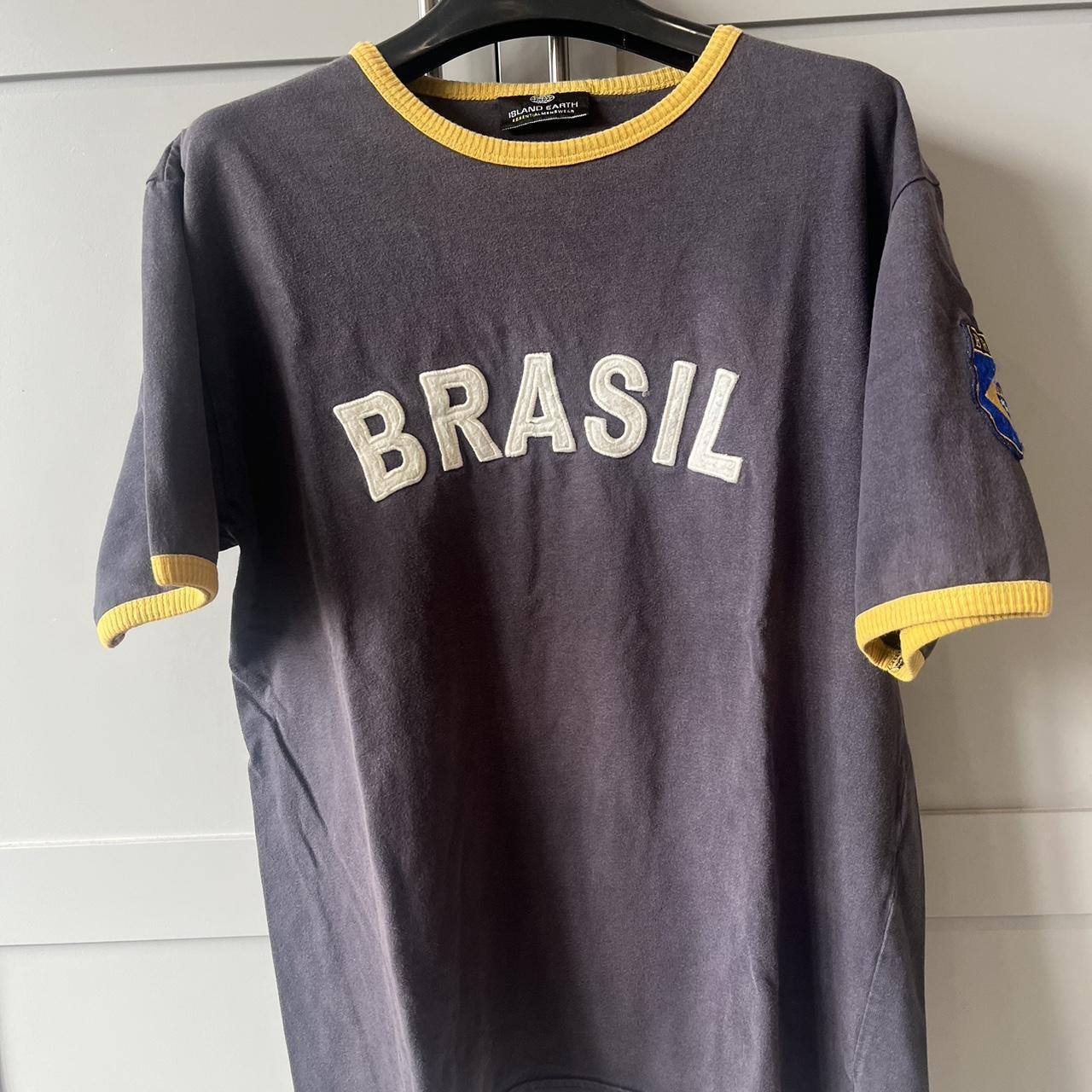 Vintage Brazil 7 ringer tshirt, Fits M/L cropped , In...