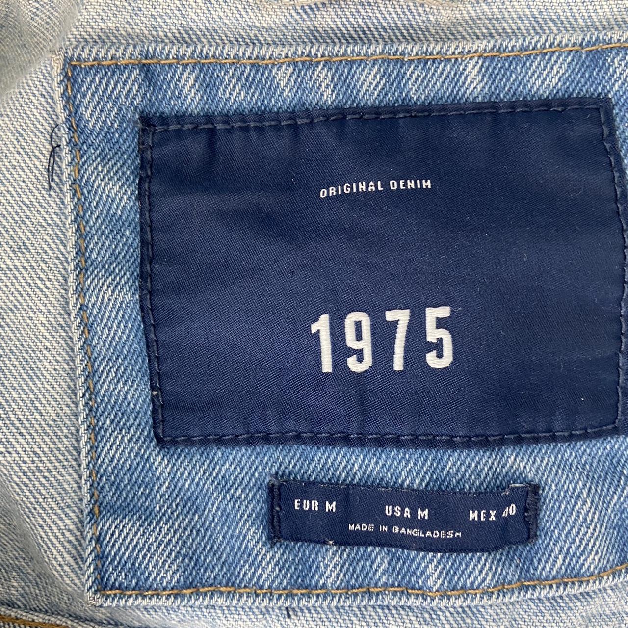 Zara Man 1975 Light Wash Denim Jacket, Jacket