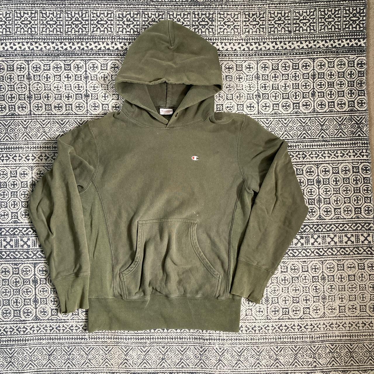 Champion dark green hoodie Lovely thick and...