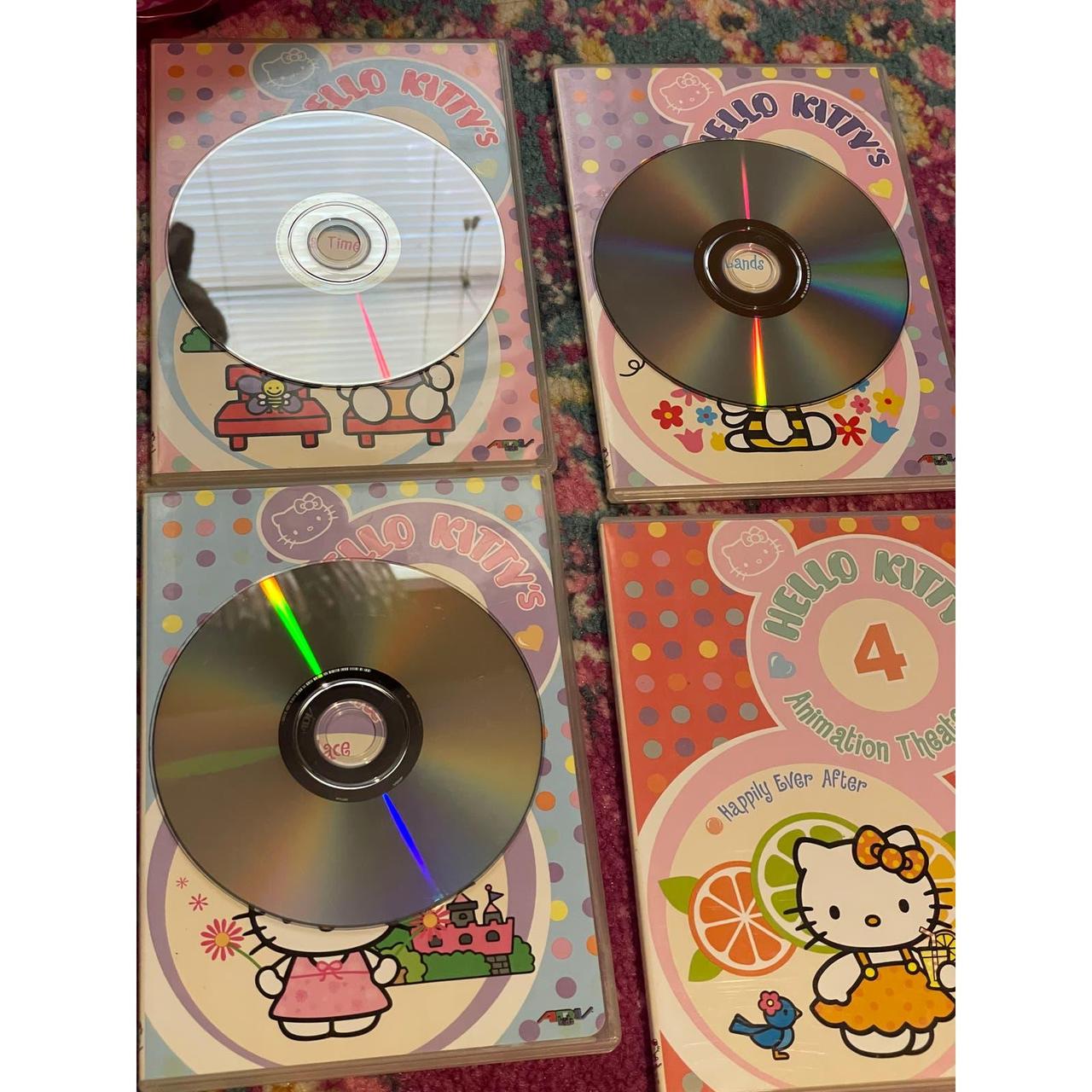 Vtg Htf Hello Kitty's Animation Theater 4 Disc | Depop