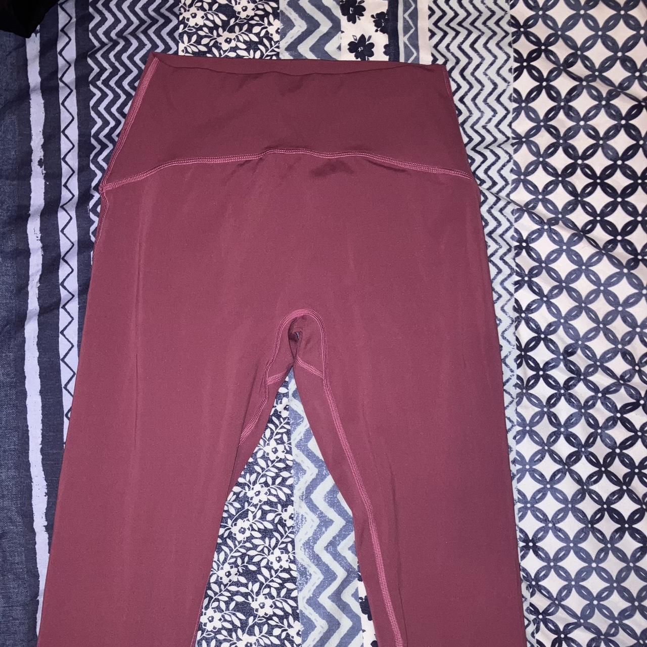 Alphalete candy apple pink leggings size M, great... - Depop