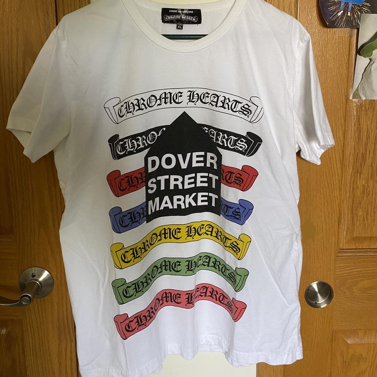 Rare Chrome Hearts x CDG x DSM tee, fits like a | Depop Rare Chrome Hearts x CDG x DSM tee, fits like a | Depop