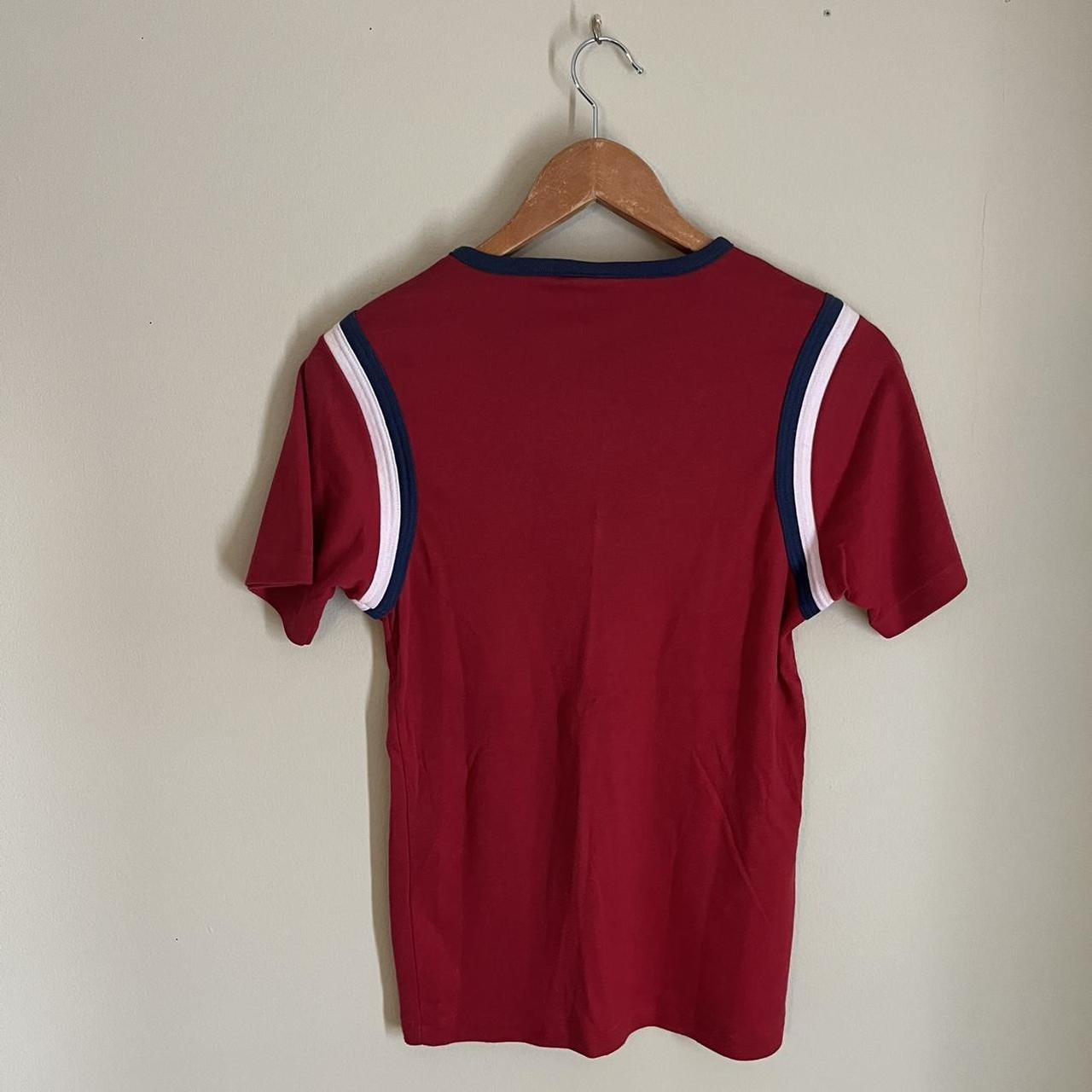 JCPenney Men's Red and Blue T-shirt | Depop