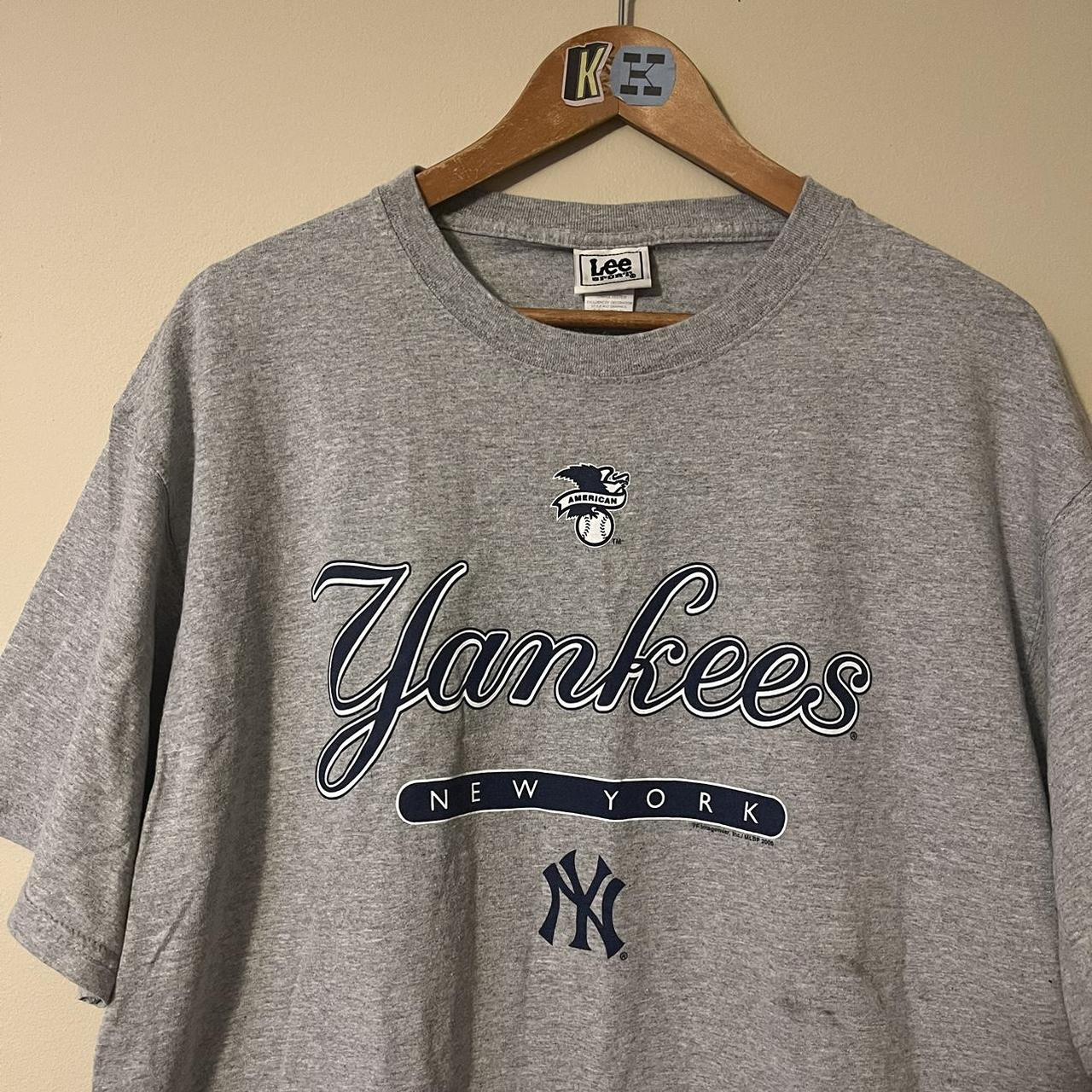 Vintage Lee Sport New York Yankees Jersey Shirt - Depop