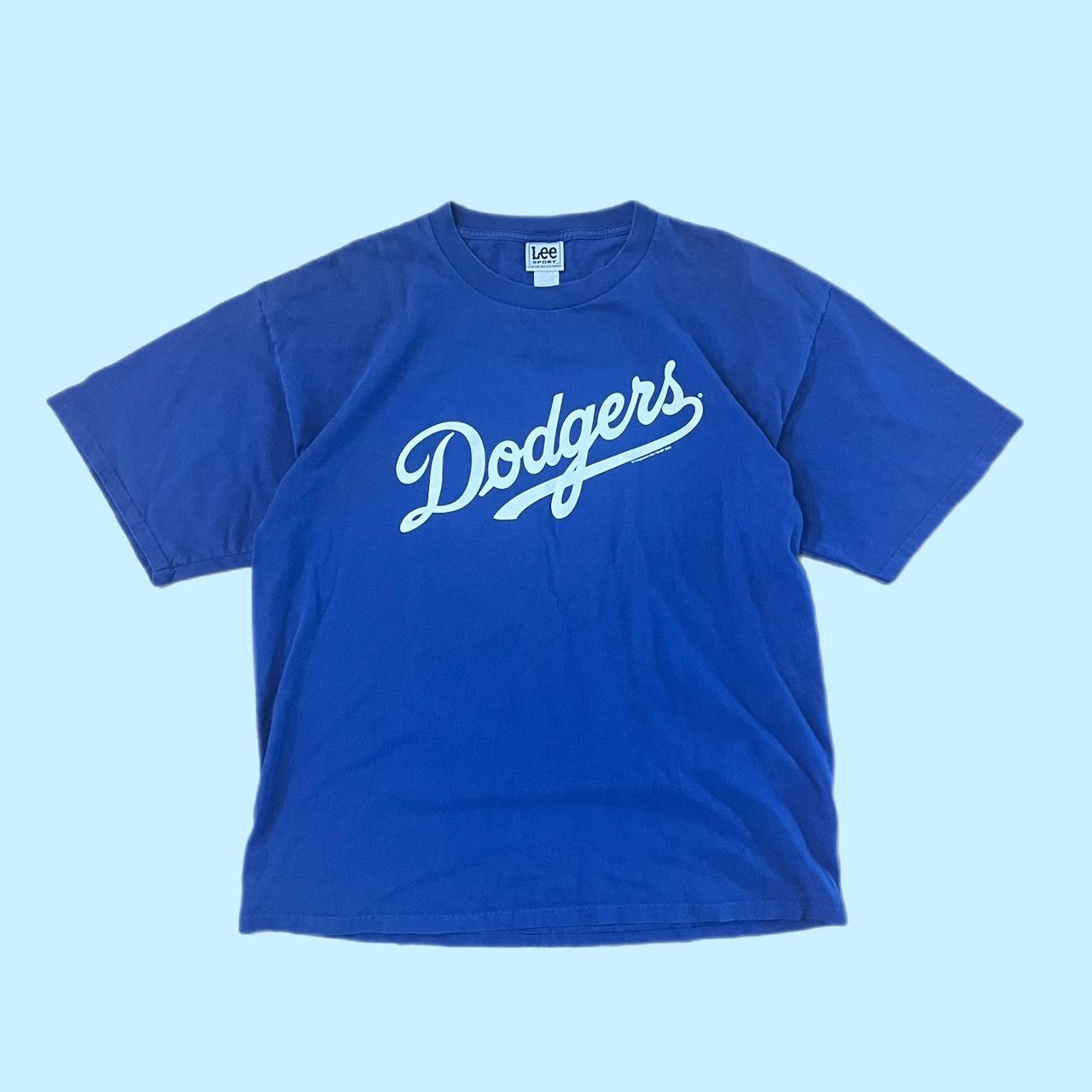 Y2k Los Angeles Dodgers Baseball Shirt •Used - Depop