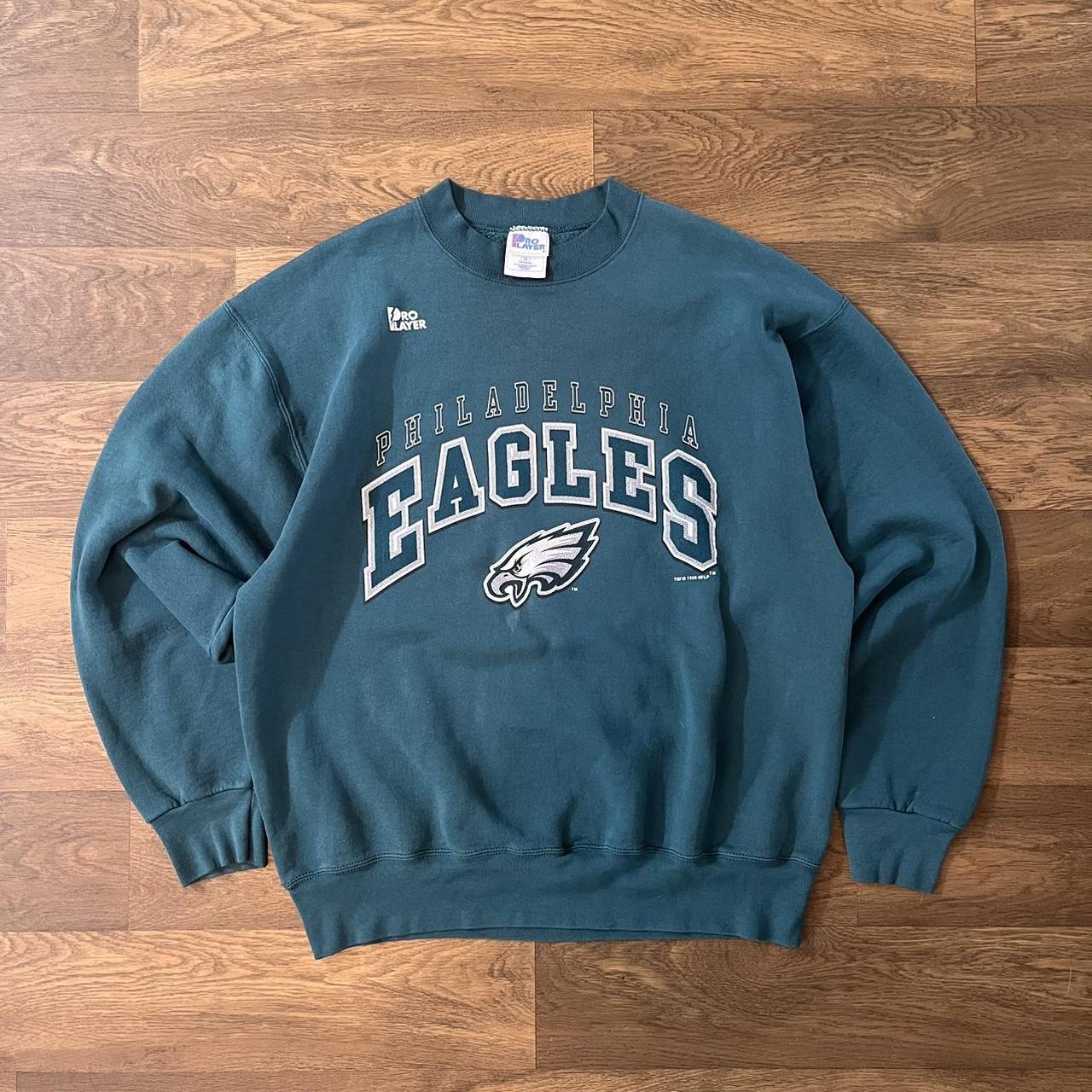 Vintage 1998 Philadelphia Eagles Crewneck Sweater - Depop