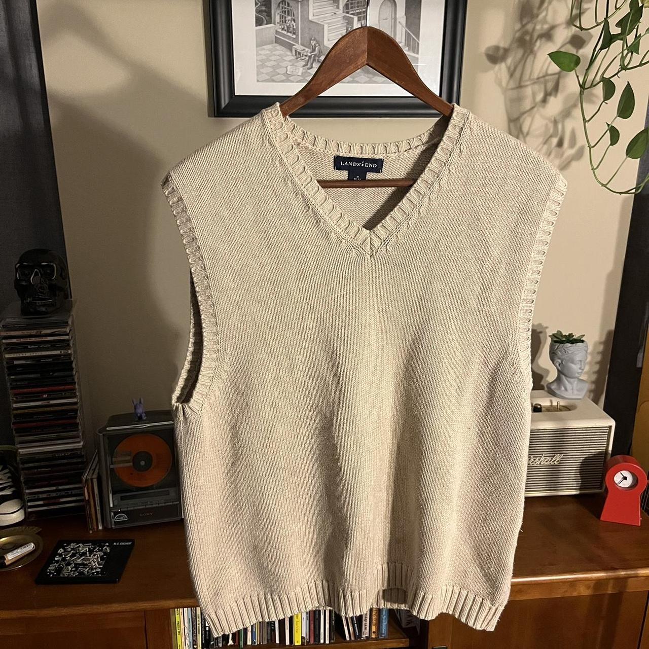 Early 2000's Authentic Lands End Essential Tan... Depop