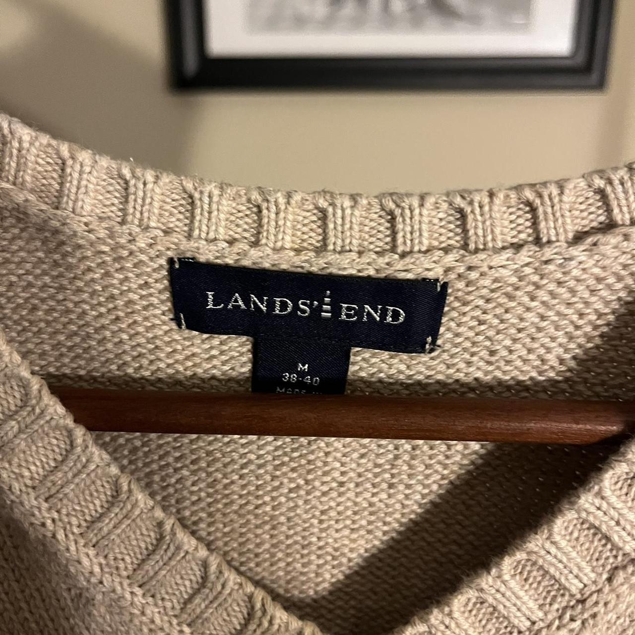 Early 2000's Authentic Lands End Essential Tan... Depop