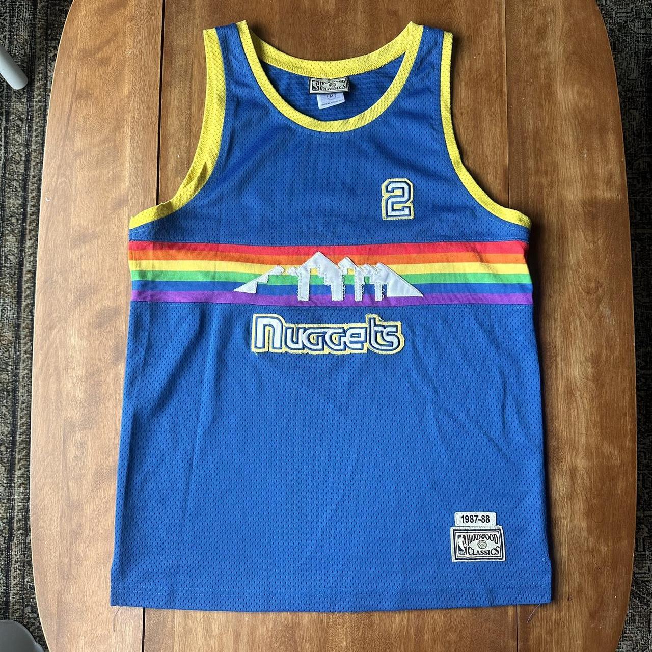 Alex English Denver Nuggets Authentic Mitchell &Ness Jersey