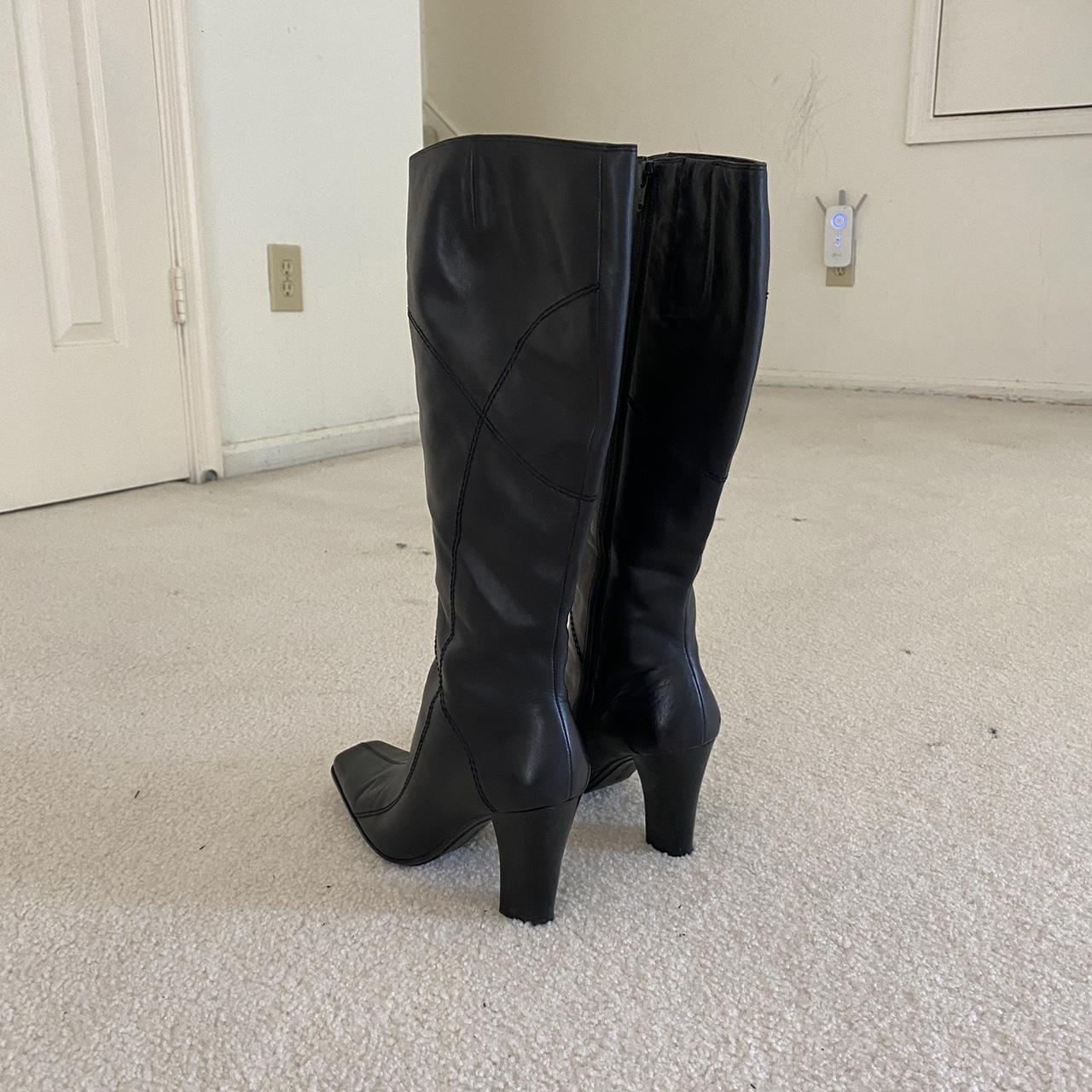 Nine West Women's Black Boots | Depop