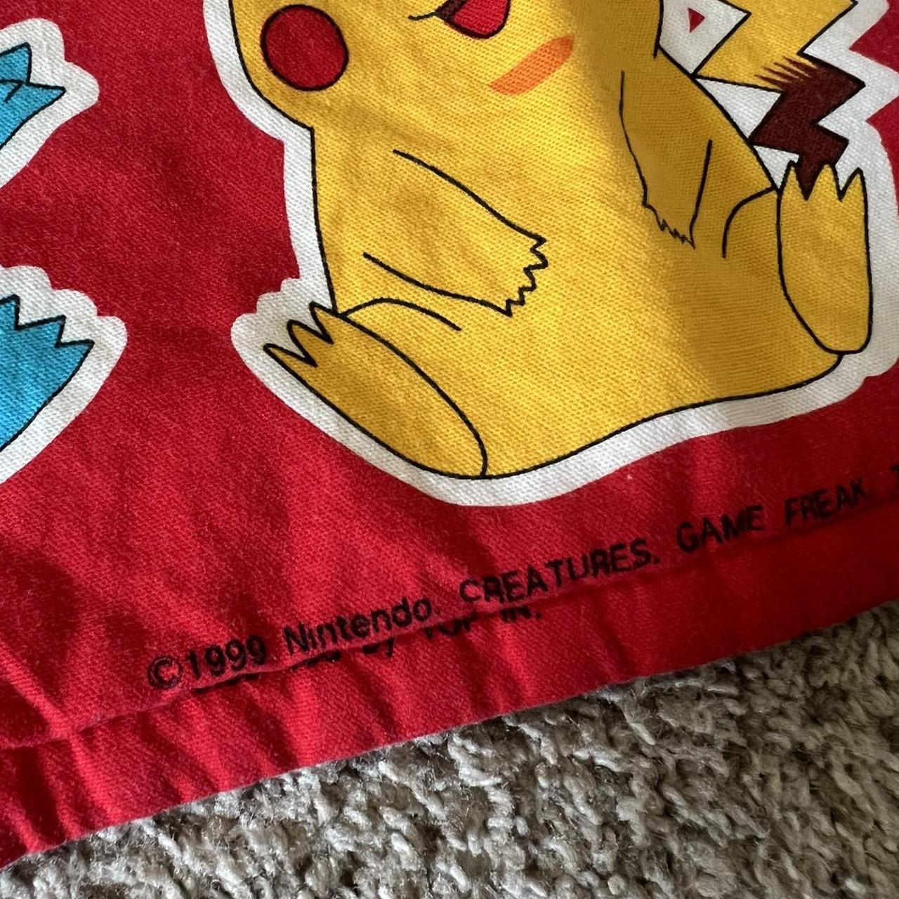 VINTAGE 90S POKEMON PILLOWCASE IN MINT CONDITION - Depop