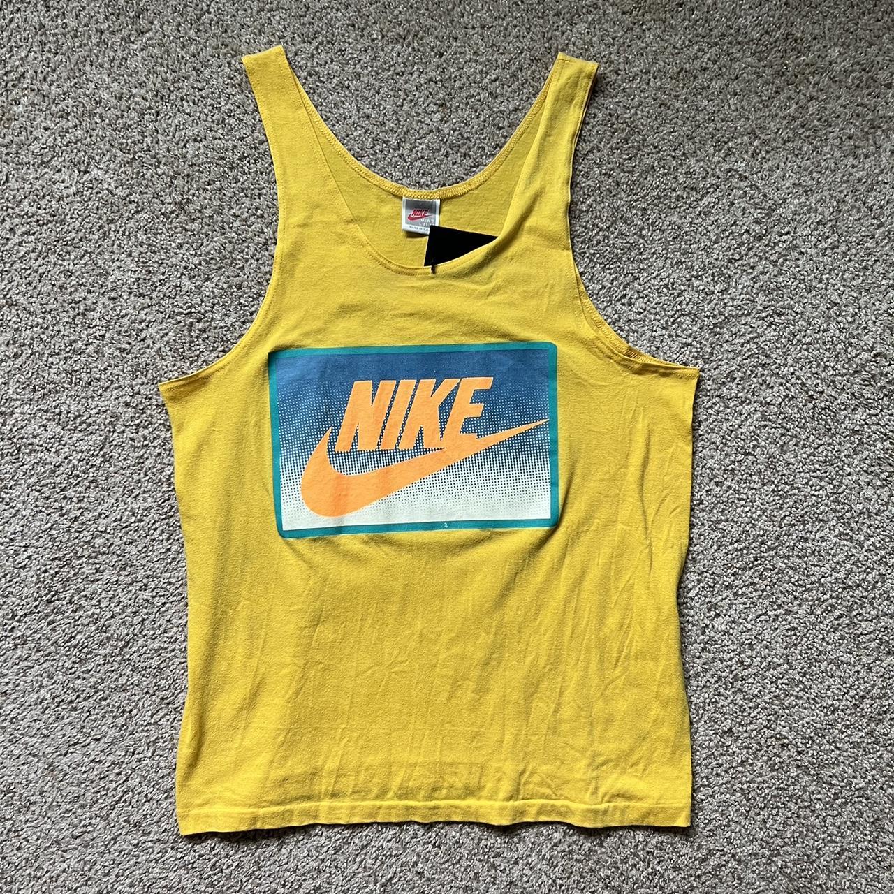 Early 90's Nike Challenge Court 2 Andre Agassi Tank | Depop