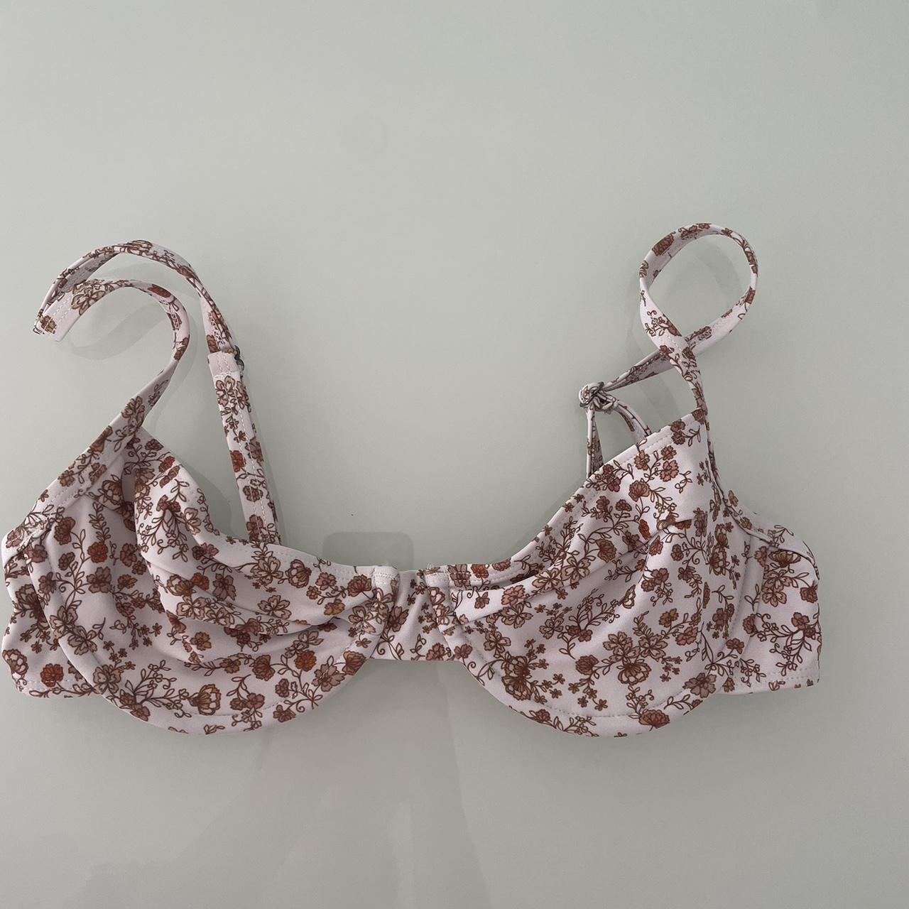 kulani kinis ditzy Underwire Bra Bikini Top Depop