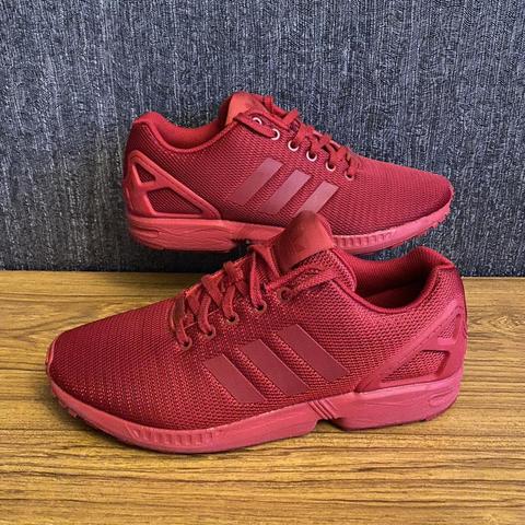 Adidas flux sale triple red