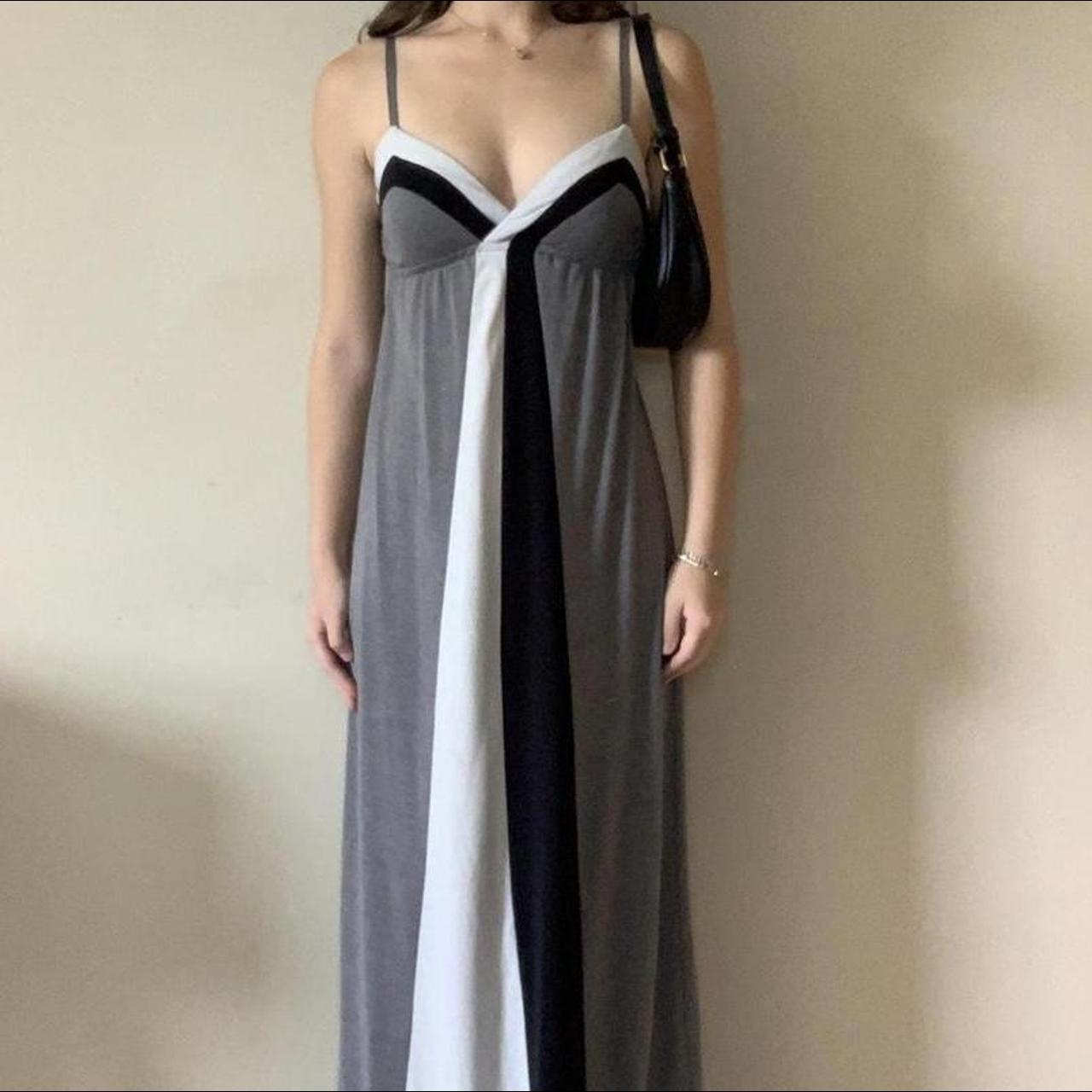 Poof Women's Grey and Black Dress