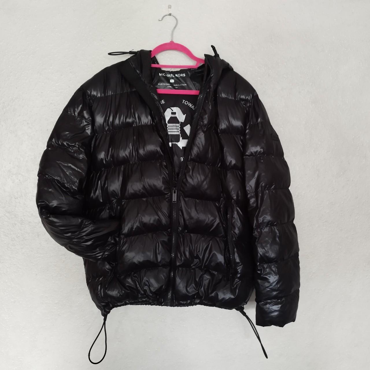 Michael Kors Soft Shell Shiny Puffer Jacket Like