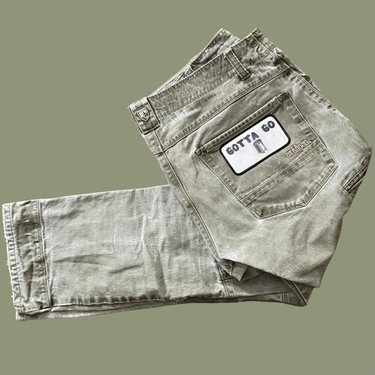 Gotta go patched kühl pants #kühl #upcycled... - Depop