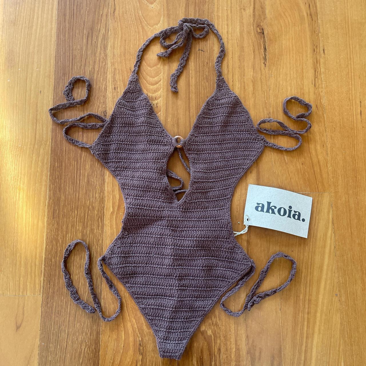 Akoia One buy Piece Crochet Bikini