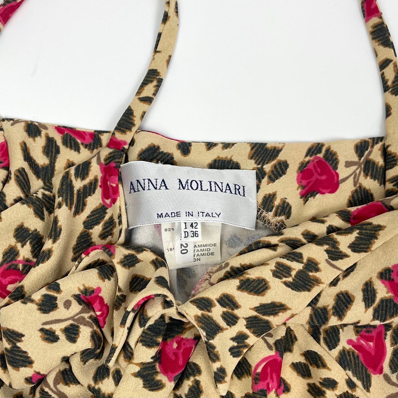 The cutest SS 1996 Anna Molinari 100% silk slip mini | Depop